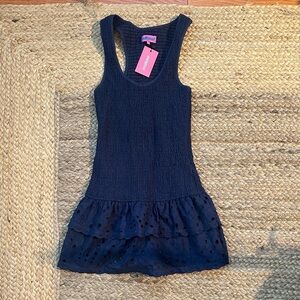 Edikted Navy Blue Kids Casual Dress